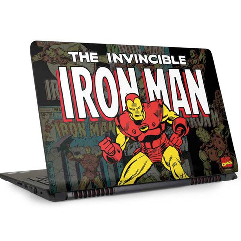 Marvel Classic Comics Iron Man Action Vintage Dell Inspiron Skin
